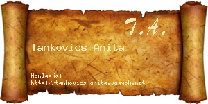 Tankovics Anita névjegykártya